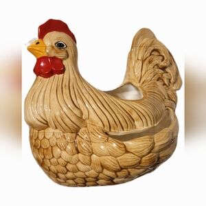 Vintage Arnel's Rooster Planter Ceramic Rustic 1976